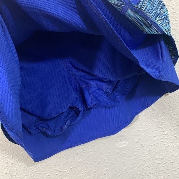 Athleta Blue Space Dye Bustle Skort size S - Picture 4 of 12